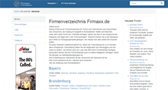 Desktop Screenshot of firmaxx.de
