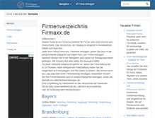Tablet Screenshot of firmaxx.de